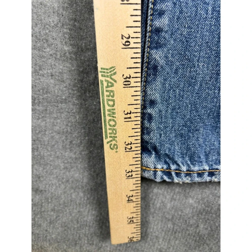 Polo Ralph Lauren 381 Slim Straight Leg Jeans 38x32 Blue Denim
